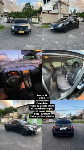 Nissan Sentra S 2.0/ 2.0 Flex Fuel 16V Aut. 2008