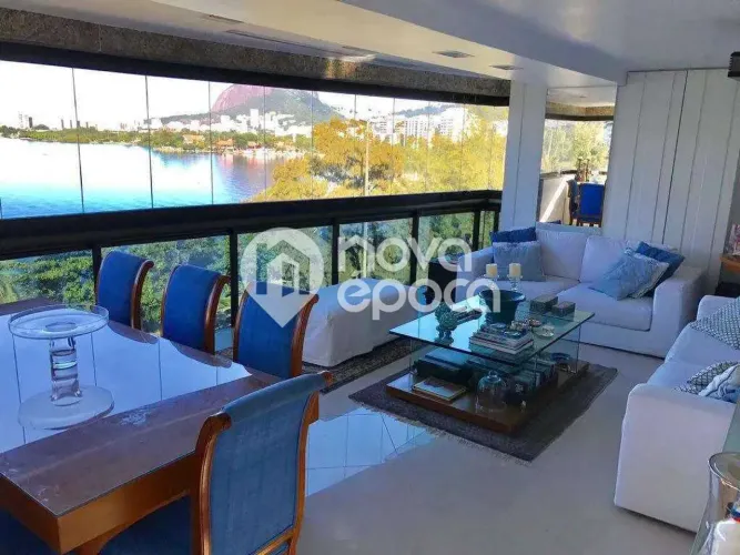Lagoa | Cobertura 4 quartos, sendo 4 suites