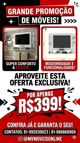 Painel home promoção R$399