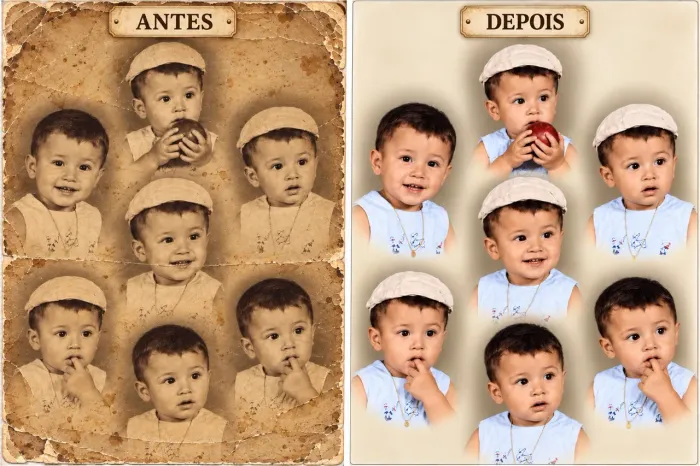 Será que esta foto antiga ainda tem salvação? Descubra!