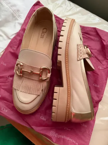 Mocassim Cica TAM 39 couro