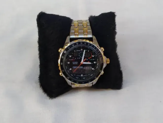 Relógio Citizen Wingman C220 Série Ouro Na Caixa Coleção