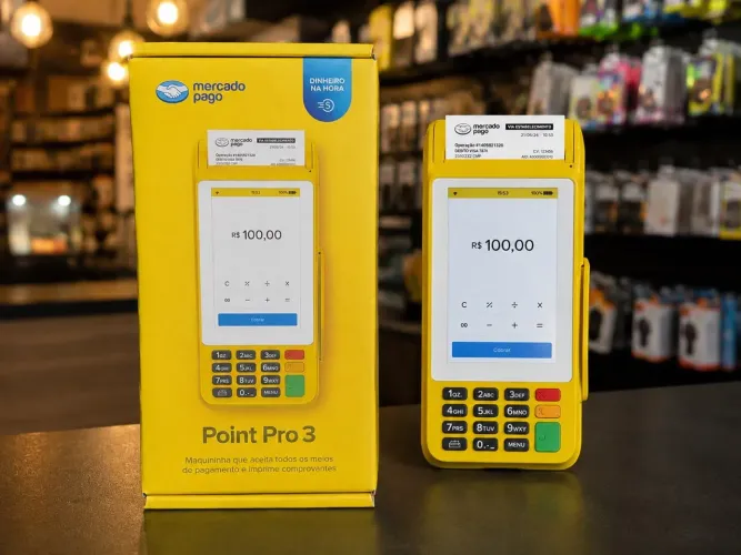 Maquineta Mercado Pago Point Pro 3