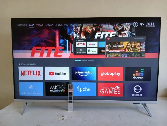 Smart tv enorme de 50 4K AOC