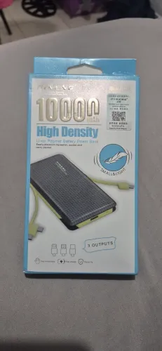 Power bank 10000 mAh quanhei mas ja tenho um