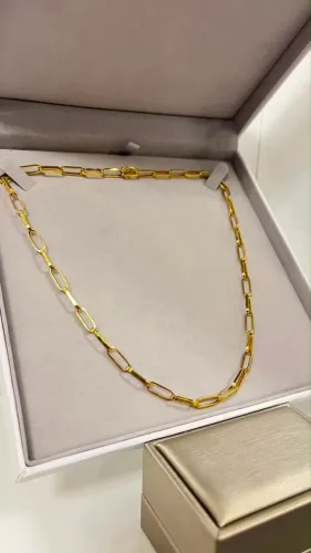 Choker Cartier Alongado em Ouro 18k 750