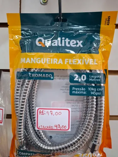 MANGUEIRA FLEXÍVEL 2,0m - QUALITEX
