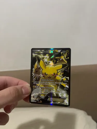Pikachu EX carta Promo aniversário 20 anos pokémon