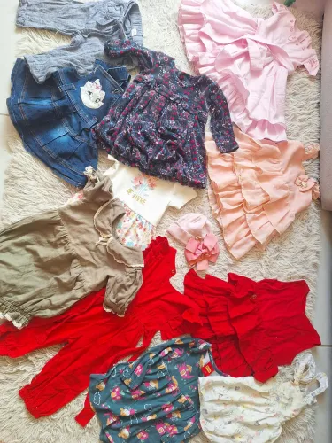 Lote de roupas de marca infantil menina de 6m a 1a 