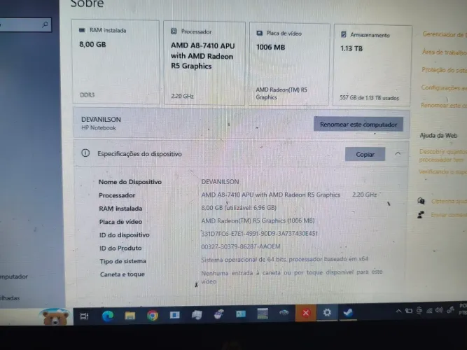 Notebook HP