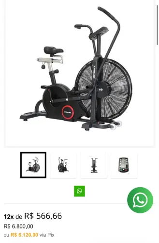 Air Bike Onnel semi nova Profissional