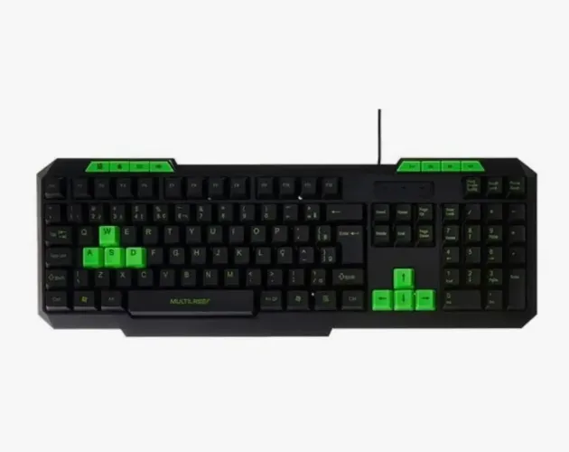 Teclado Gamer Multilaser Slim para PC