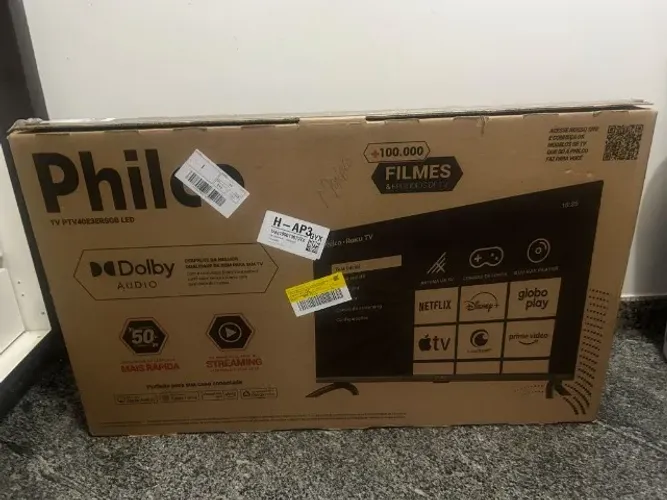 Smart Tv 40'' Ptv40e3ersgb Full Hd Led Hdmi Roku Tv Philco