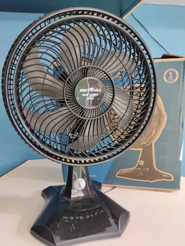 Ventilador Turbo 30 cm Britania 60 Watts 220 volts (Novo) N.F e Garantia . 