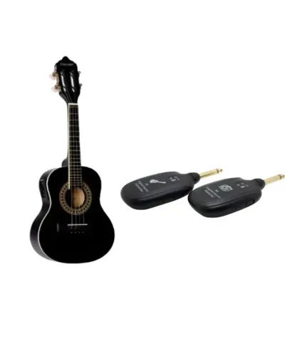KIT Cavaco - GIANINNE ELÉTRICO - Gcsx15 BK EL + RECEPTOR E TRANSMISSOR SEM FIO UHF SM-24