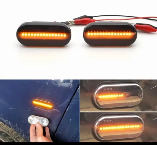 Pisca alerta em LED para golf e bora