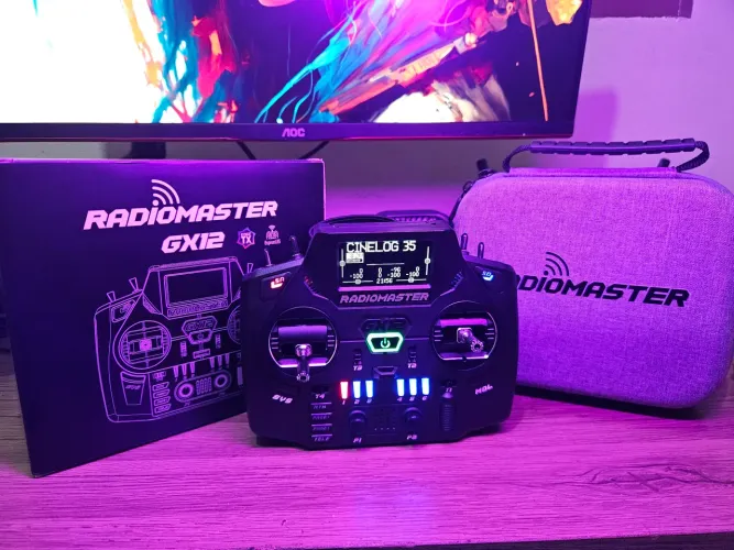 RADIOMASTER GX12 DUAL BAND EDGE TX 1W DE POTÊNCIA 