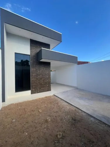 ? 350.000 Essa casa nova com edícula com churrasqueira à Venda - Várzea Grande! PERTO