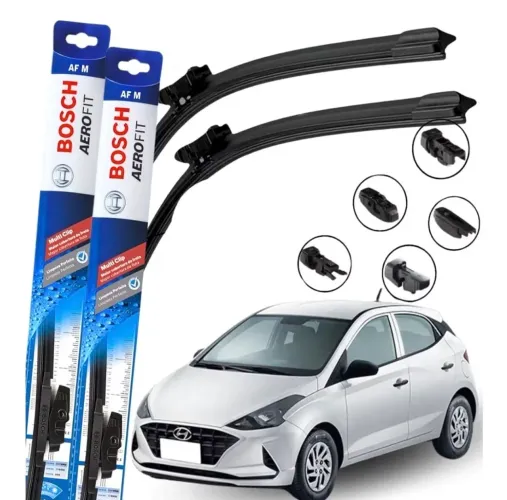 Par Palheta BOSCH Limpador Parabrisa Multiclip Hb20 2020 À 2024