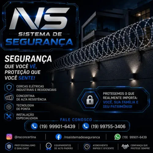 cercas concertina e cerca elétricas de segurança residencial