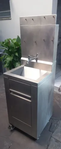 Pia inox portátil