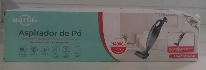 Aspirador De Pó Vertical Potente Idali Life 127 V Preto