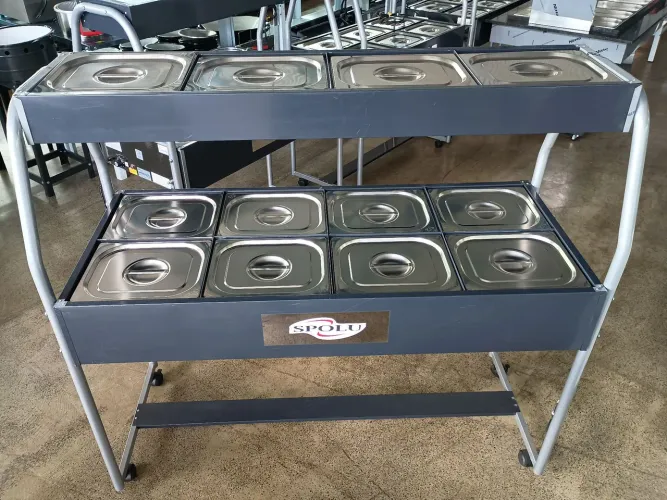 Buffet Térmico Combinado 8 Quentes 4 Frias 220V - Spolu