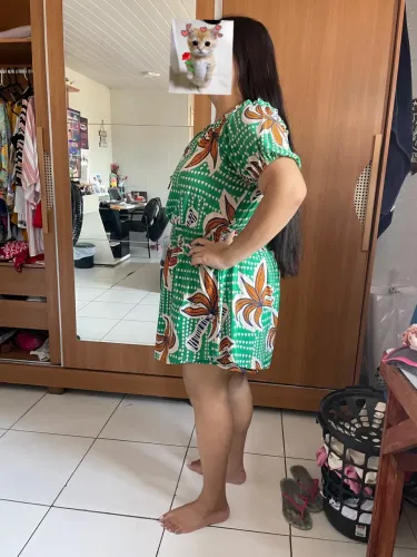 VESTIDO VERDE PLUS SIZE ?