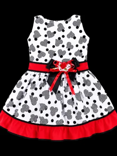 VESTIDO PET VERMELHO BOLA