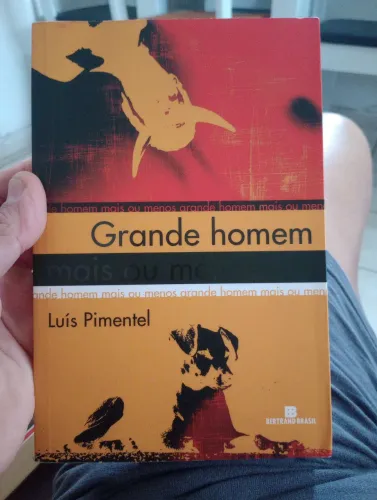 Livro Grande homem mais ou menos Luís Pimentel