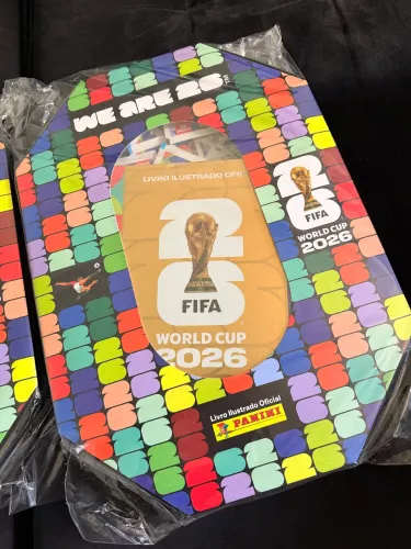 Box estádio álbum dourado da copa Numerado 