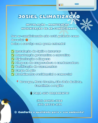 Josiel Manutenção e Instalação de ar condicionado