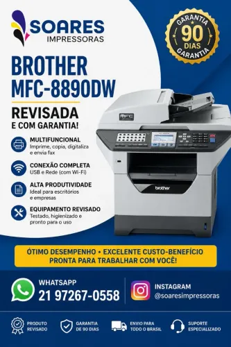 Vendo impressora brother Mfc8890 