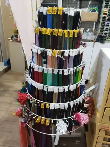 Expositor de zíperes completo