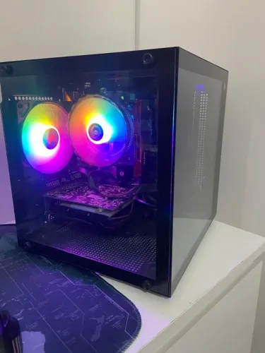 Vendo Pc Gamer!! Core i5 - 16g Ram - Rx 550 4g - SSD - Novo, zerado.