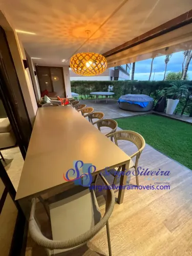 Lindo apartamento térreo e mobiliado no Mandara Lanai Maison com 3 suítes