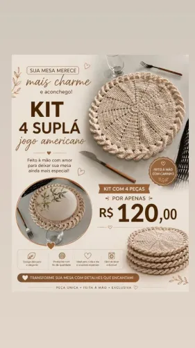 Jogo americano- Suplar
