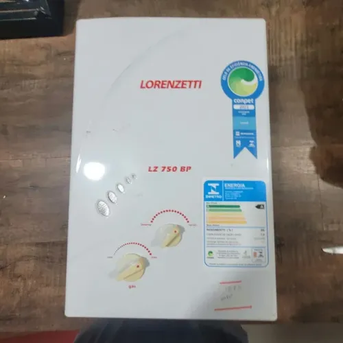 Aquecedor A Gás GLP Lorenzetti Lz 750bp Vazão 7,5 Litros