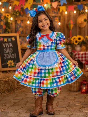 Vestido de quadrilha 