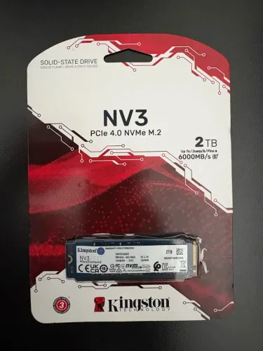 SSD Kingston NV3 2TB NVMe PCIe 4.0 - Uso Mínimo