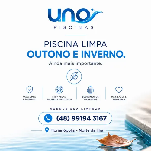 PROMOÇÃO LIMPEZA PISCINA OUTONO