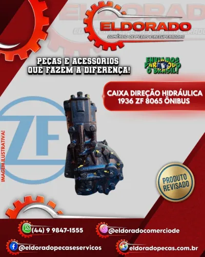 caixa de direção hidráulica ZF 8065
