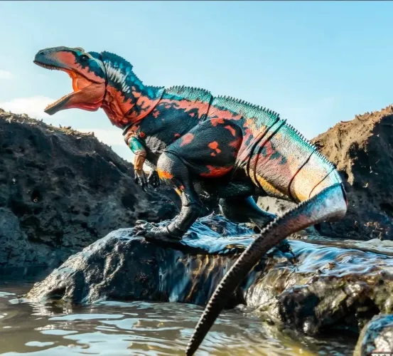 Beasts of the Mesozoic Acrocanthosaurus Jurassic World Hammond collection lacrado