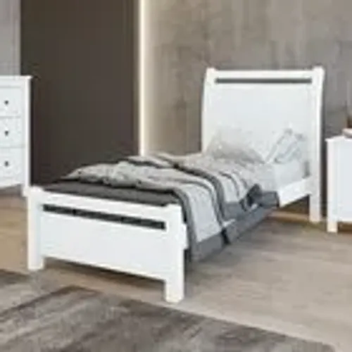 Cama Solteiro Reali Confortável e Resistente