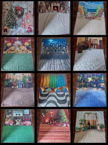 Fundos fotográficos + trenó