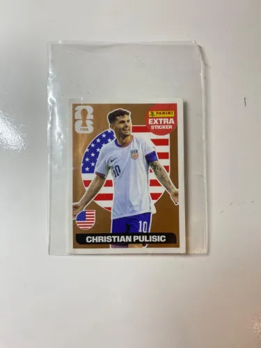 Figurinha Extra Sticker Bronze Christian Pulisic- Copa do Mundo FIFA 2026 Panini -Original