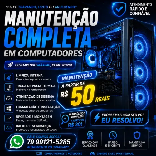 Manutenção de computadores e Notebooks