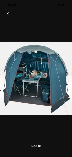 Barraca de camping Quechua Arpenaz 4.1, 4 pessoas e 1 quarto