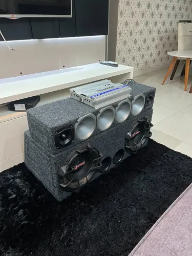 SOM AUTOMOTIVO COMPLETO - KIT PRONTO PARA INSTALAR  -  TESTADO E FUNCIONANDO