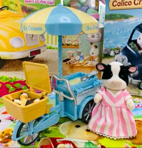 Elsie's Ice Cream Cow Sylvanian Families - Vaca sorveteira.